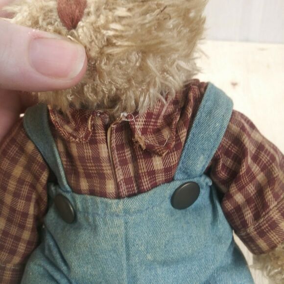 Russ Berrie & Co Plush Stuffed Bunny Rabbit "Carter" - Farmer - Picture 5 of 5